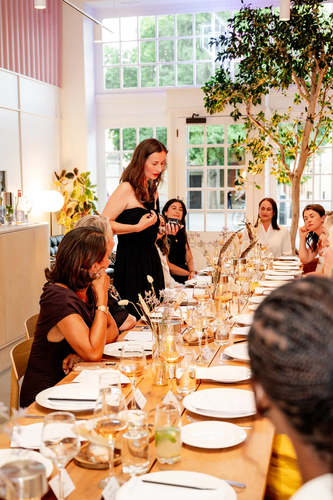 A toast before supper